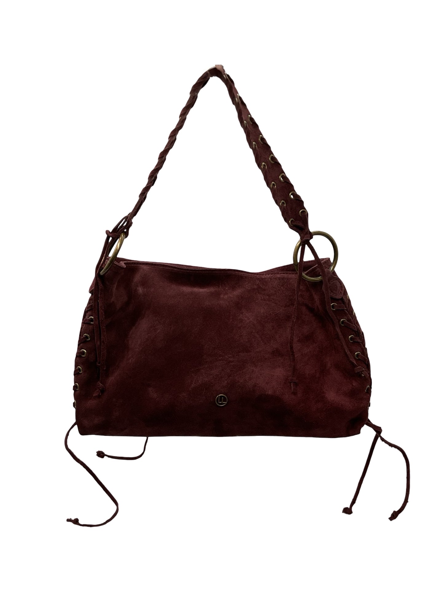 SAC CUIR SUEDE LANEL