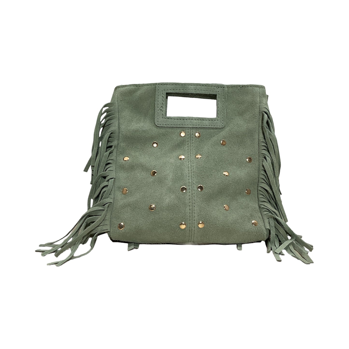 SAC MARION SUEDE CLOUTE OR