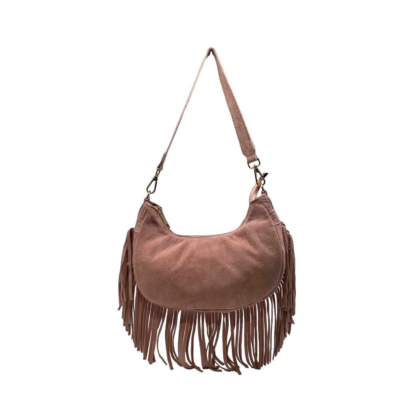 SAC CUIR SUEDE  FRANGE DEMY