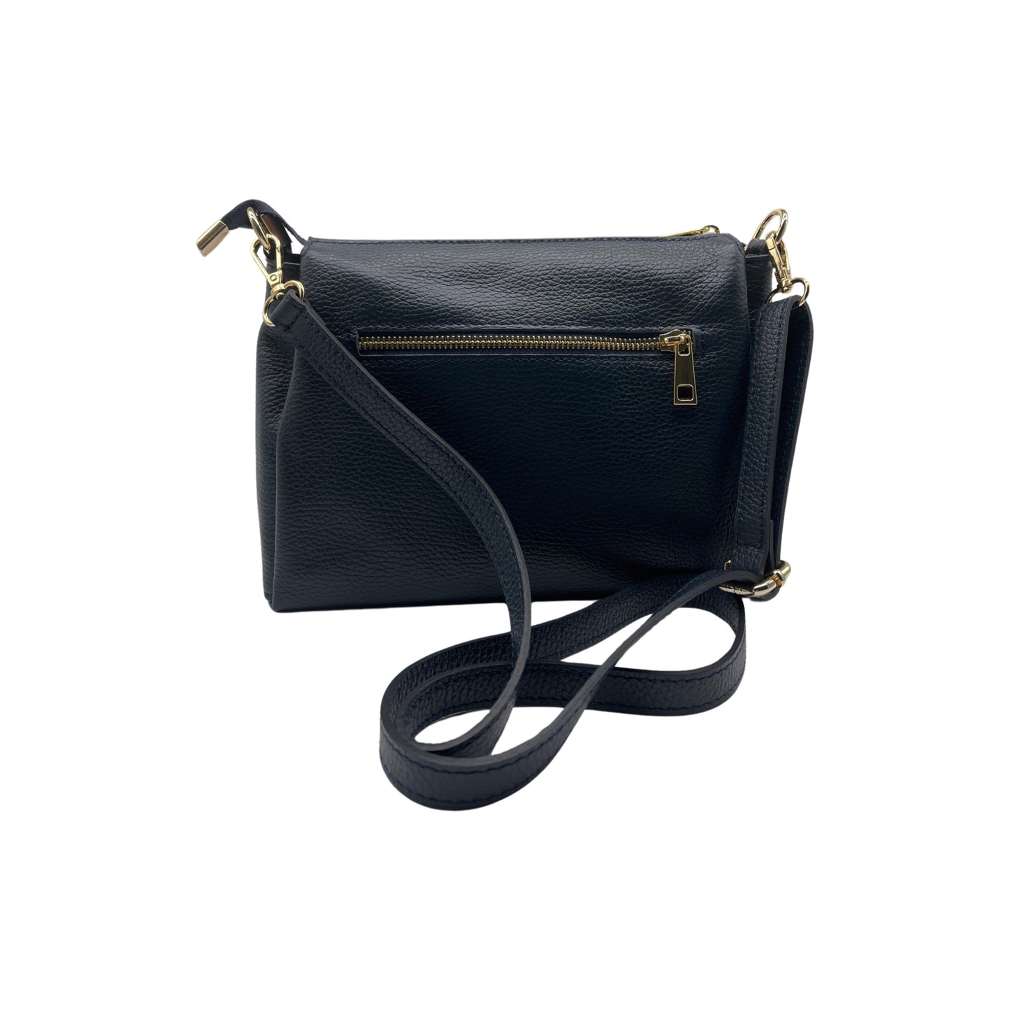 SOPHIE MARINE TASCHE AUS genarbtem Leder mit 3 Fächern