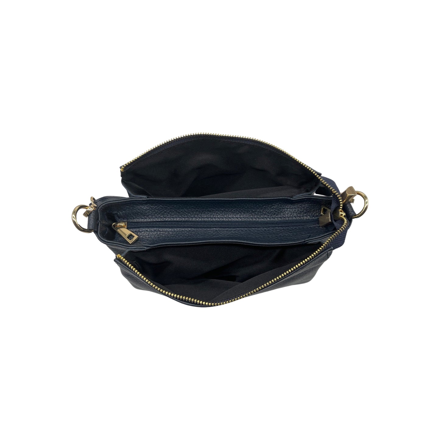SOPHIE MARINE TASCHE AUS genarbtem Leder mit 3 Fächern