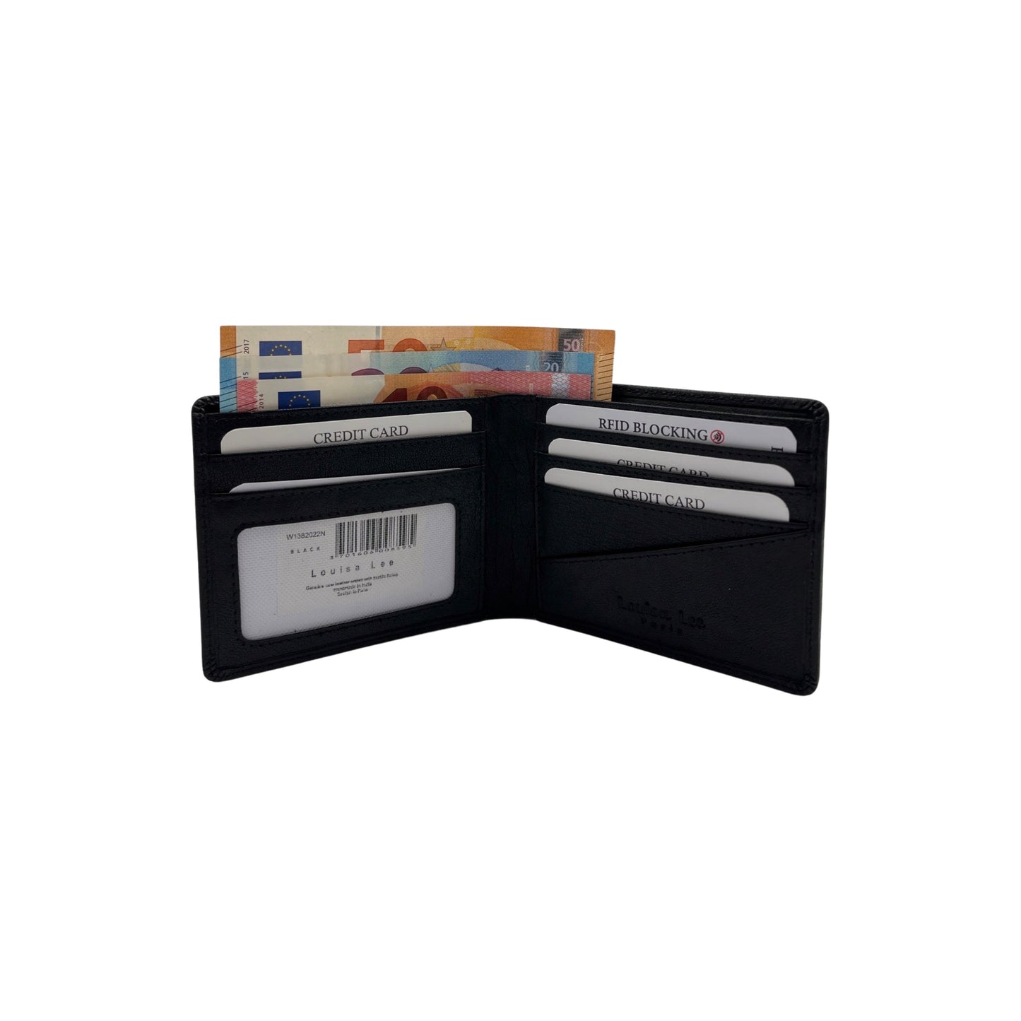 PORTE CARTE CUIR SAUVAGE PAUL NOIR