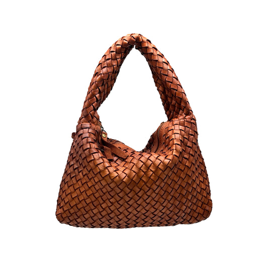 SAC EPAULE CUIR WASHED CIAOLA MEDIUM