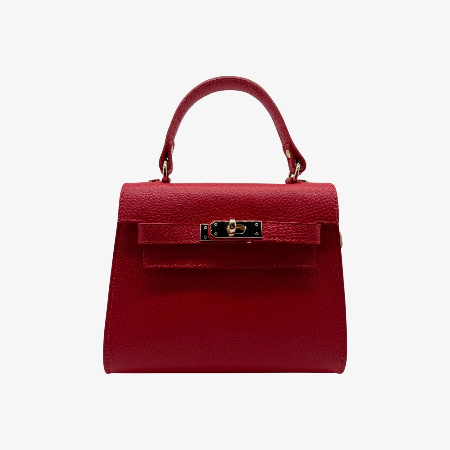 SAC PORTE MAIN CUIR GRAINE MARA