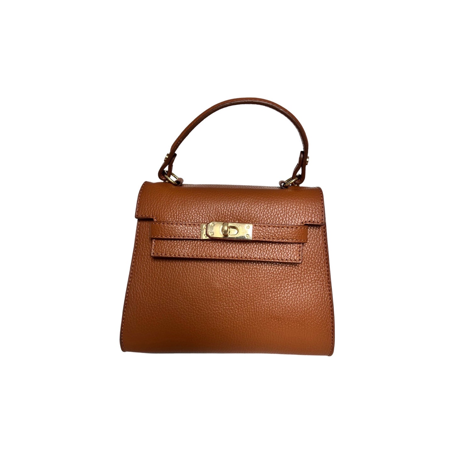 SAC PORTE MAIN CUIR GRAINE MARA