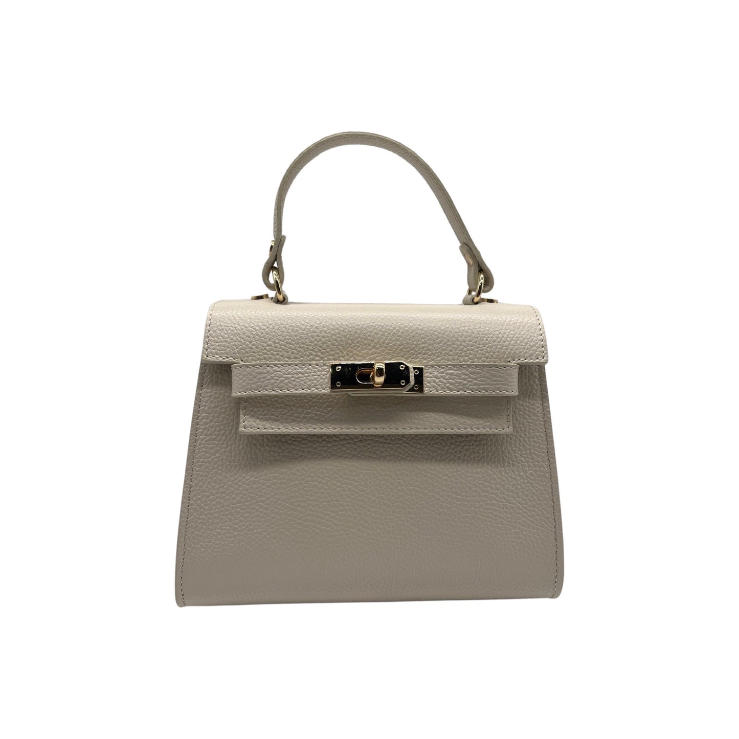 SAC PORTE MAIN CUIR GRAINE MARA