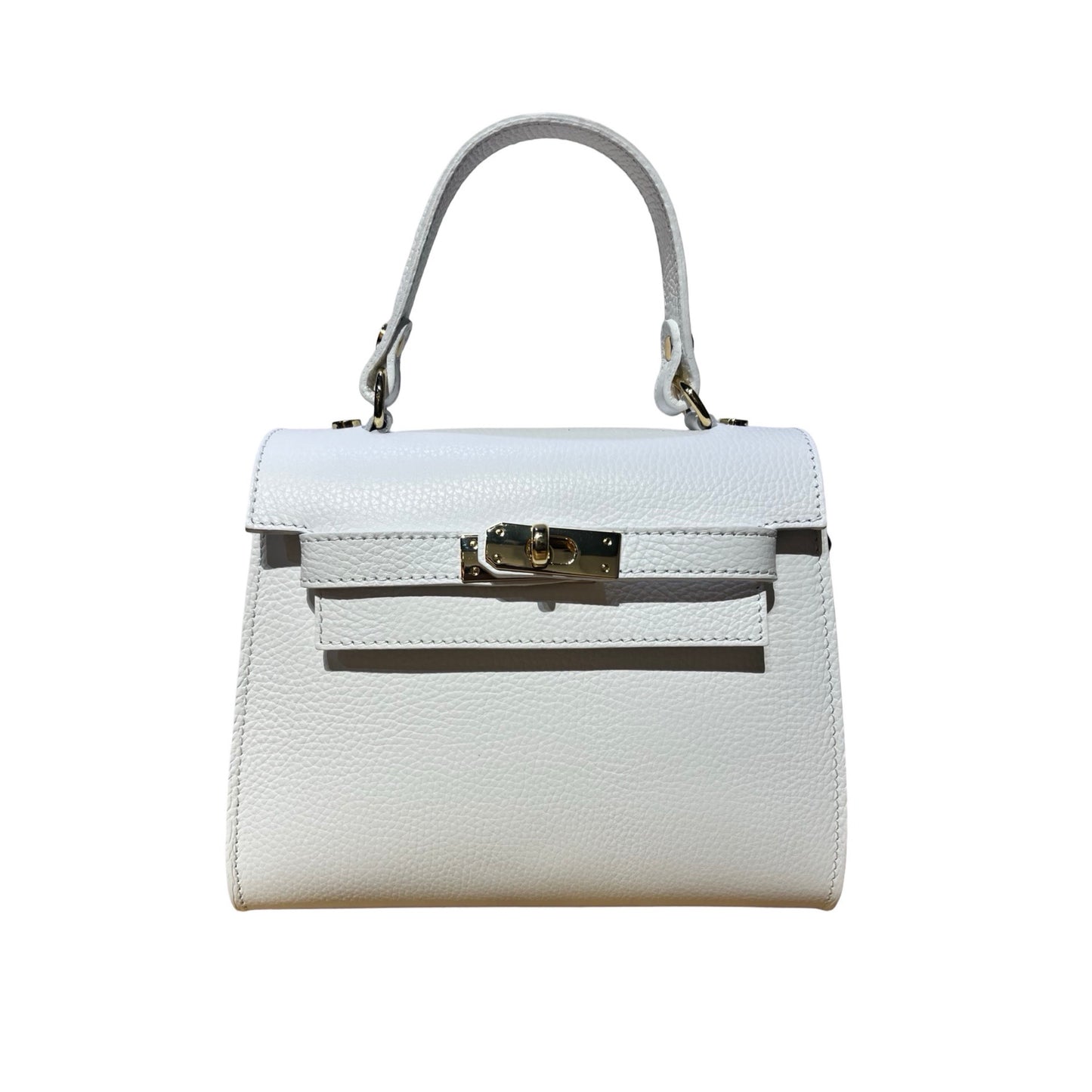 SAC PORTE MAIN CUIR GRAINE MARA