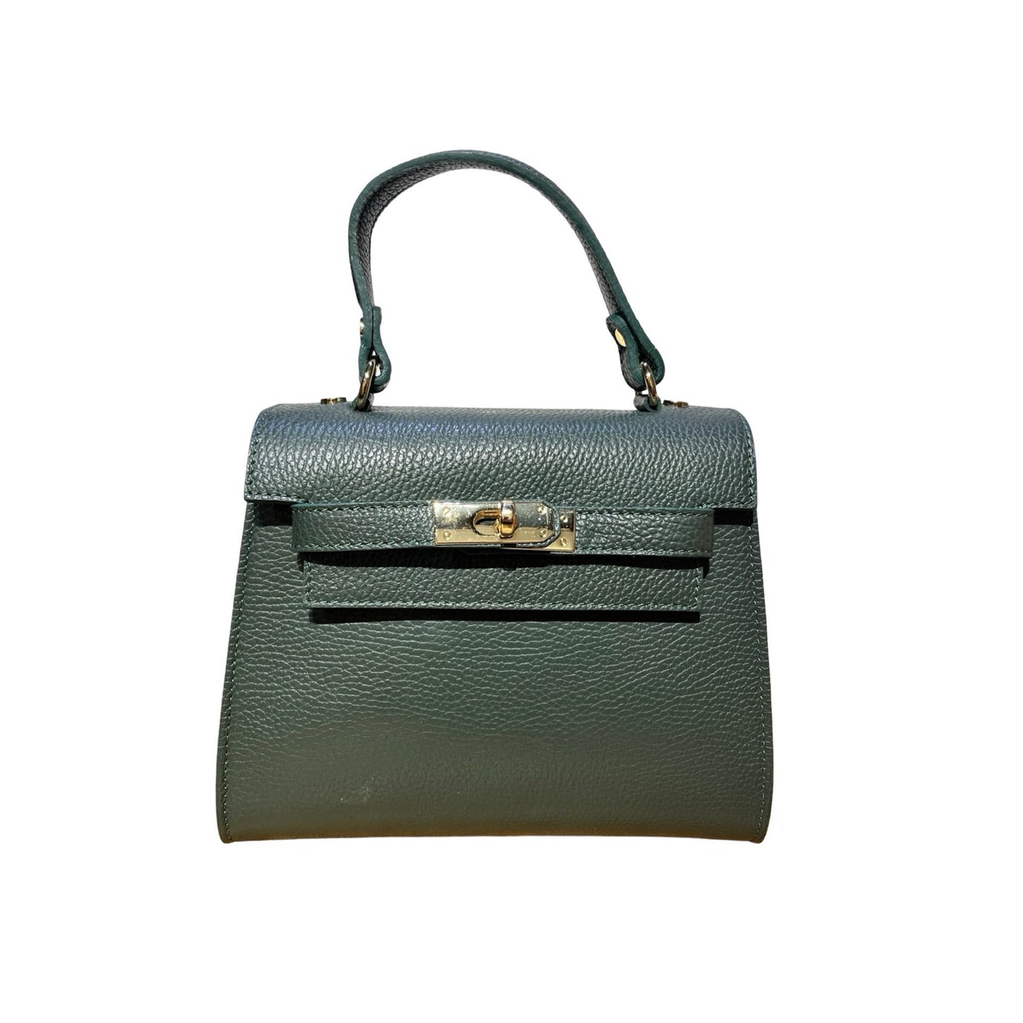 SAC PORTE MAIN CUIR GRAINE MARA