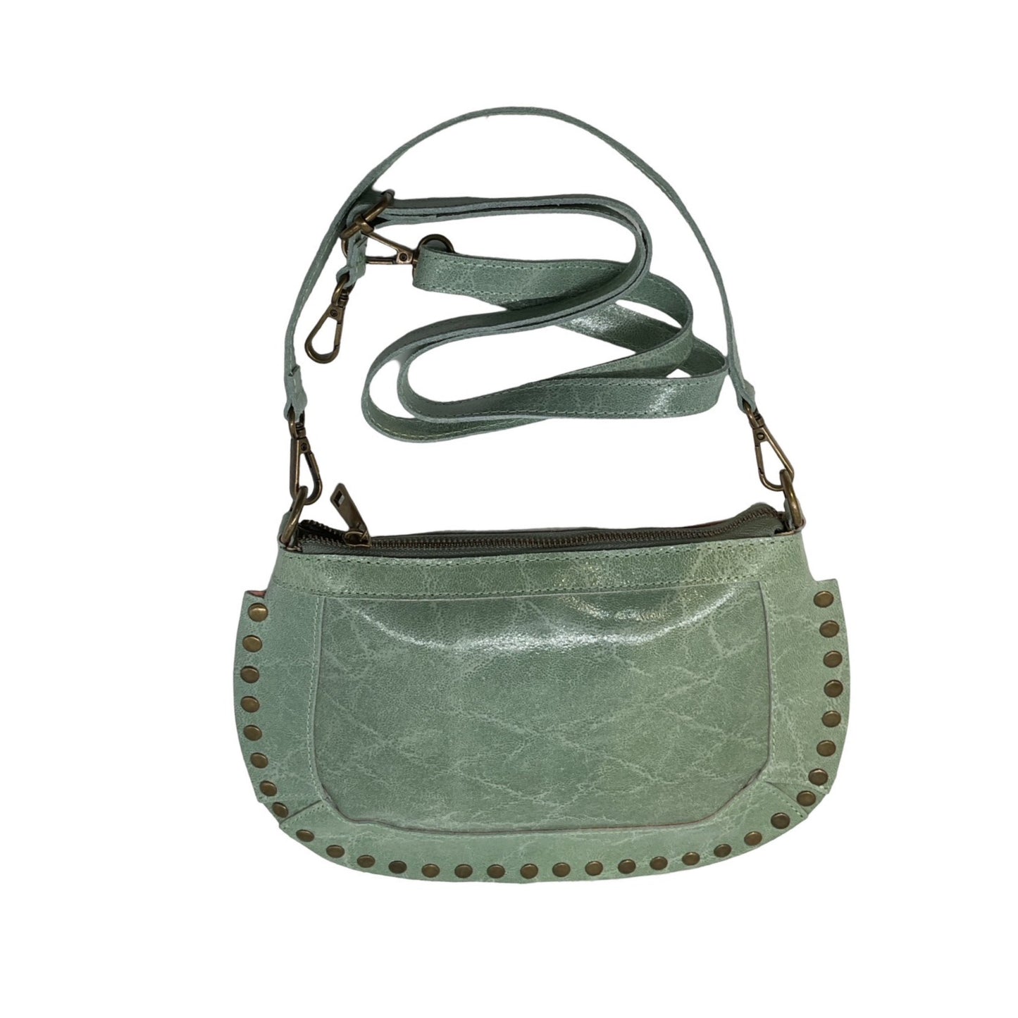 SAC CLOUTE CUIR BROSSE DIONNA