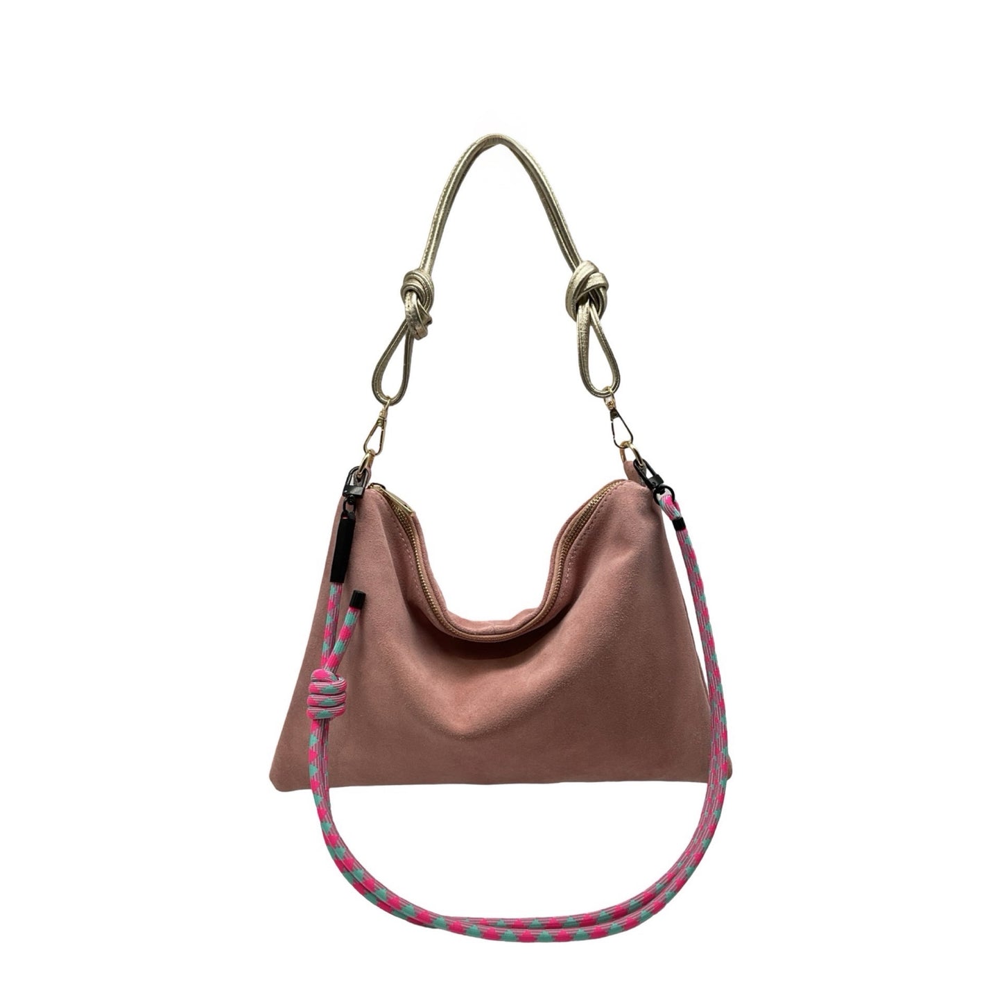 SAC BANDOULIERE CUIR SUEDE CLIMB