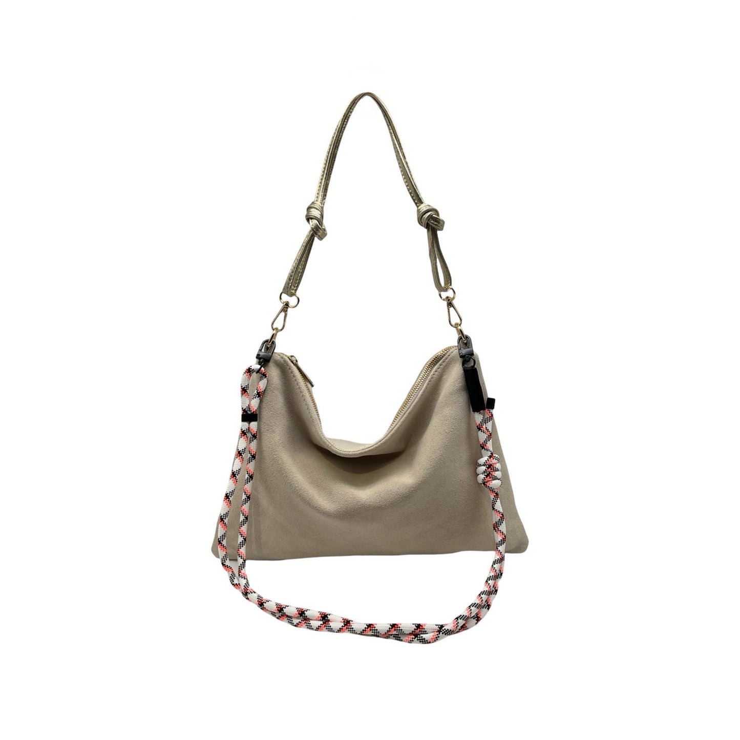 SAC BANDOULIERE CUIR SUEDE CLIMB