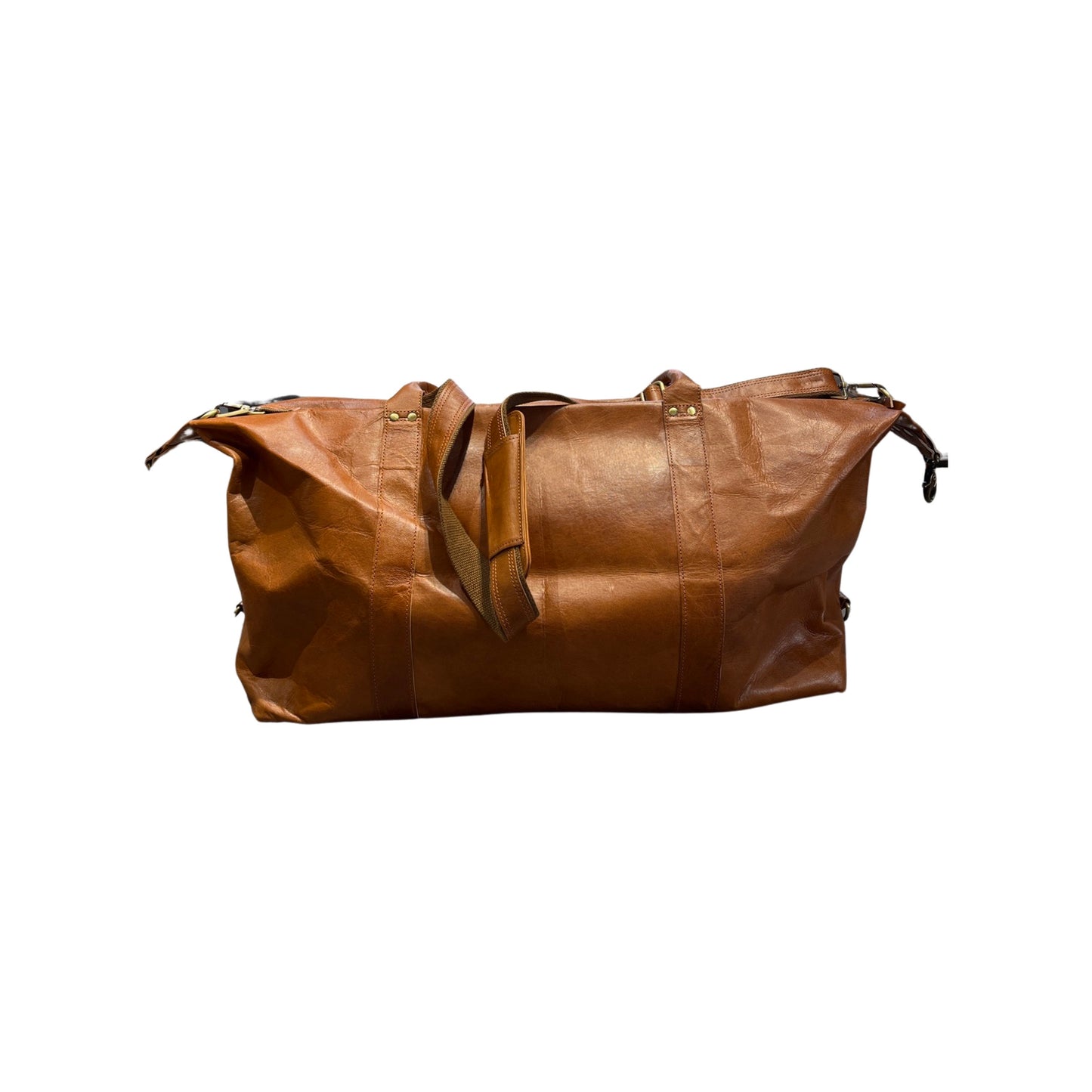 LEATHER TRAVEL BAG 60CM NEW JASMIN