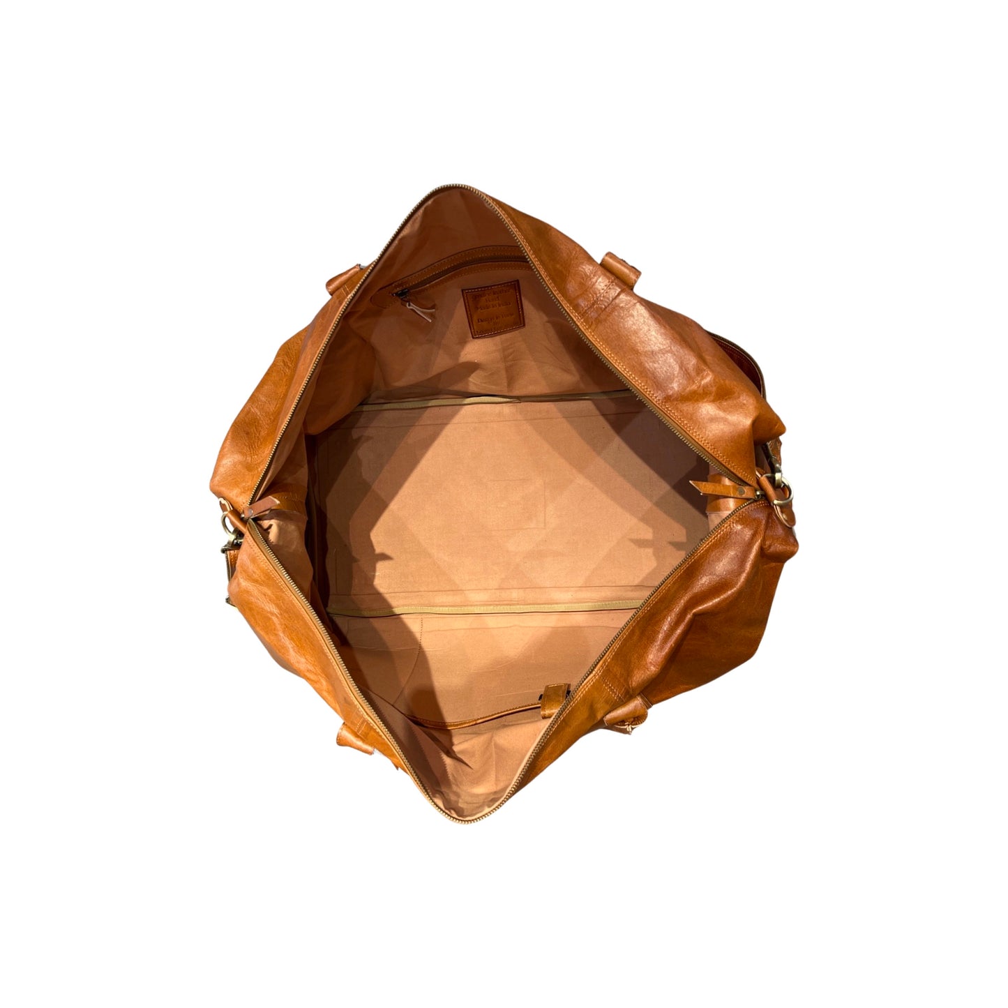 LEATHER TRAVEL BAG 60CM NEW JASMIN