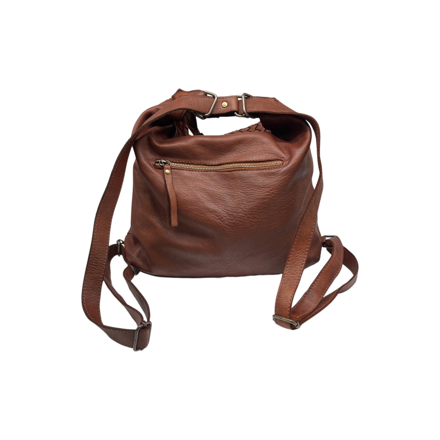 RUCKSACK AUS GEWASCHTEM NOEMIE-LEDER