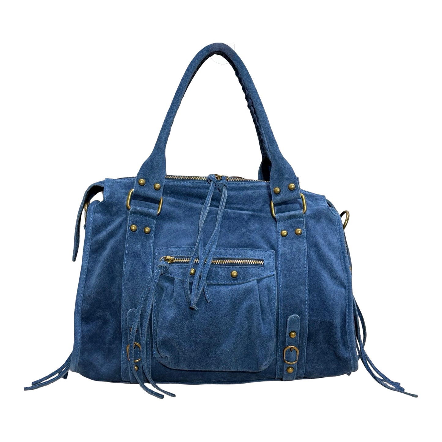 SAC CUIR SUÈDE CAPUCINE L