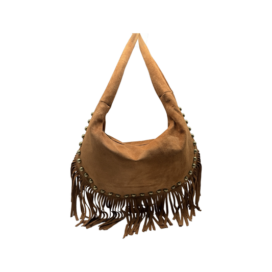 SAC EPAULE  CUIR SUEDE ROCK
