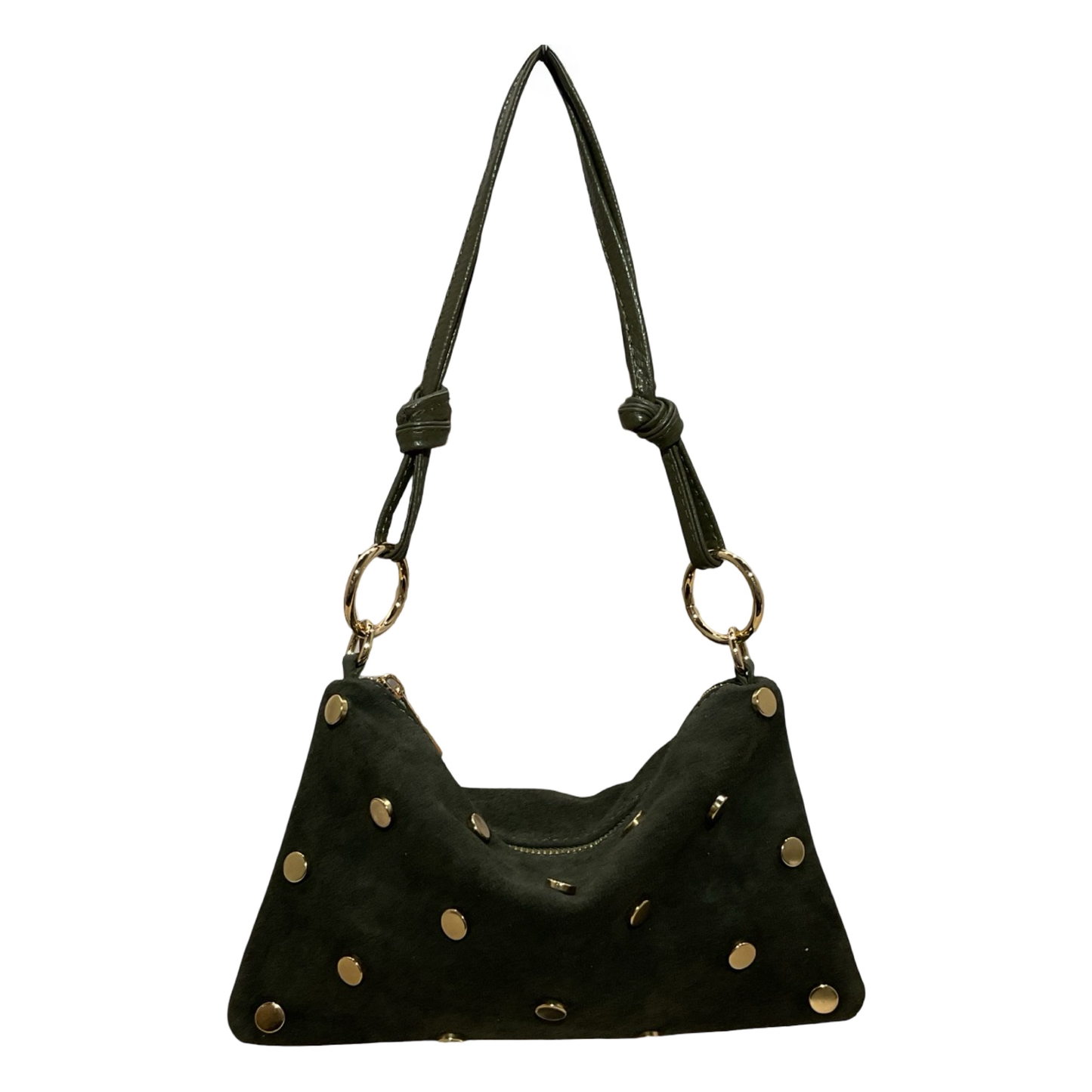 Sac Cuir Suede Mini Seko Clouté