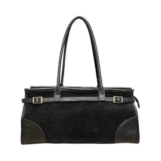 SAC EPAULE CUIR SUEDE GUTTY