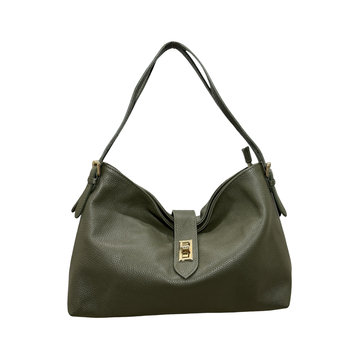 Sac à Épaule en Cuir Grainé Alix
