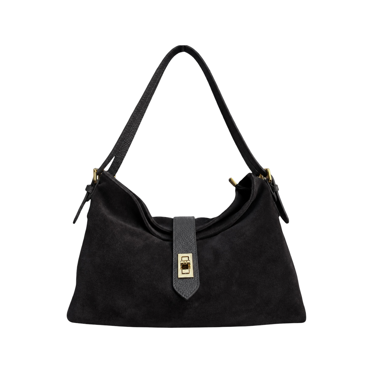 Sac à Épaule en Cuir Suède Alix