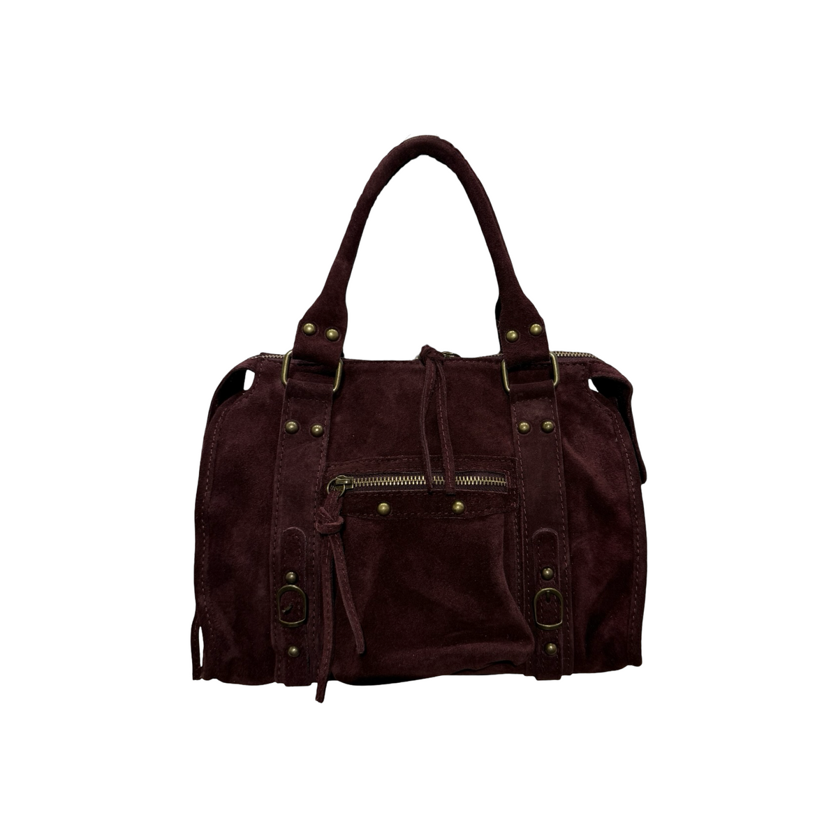 Sac à Main Cuir Suède Capucine M