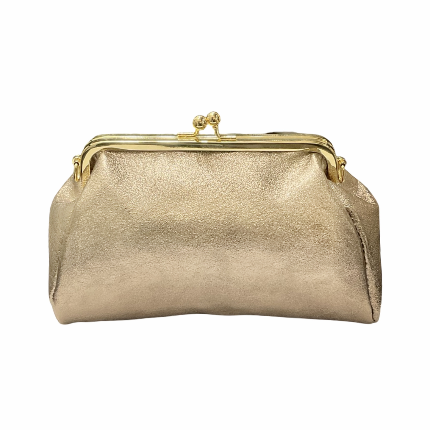 Sac bourse en cuir fermoir clic-clac Meloro