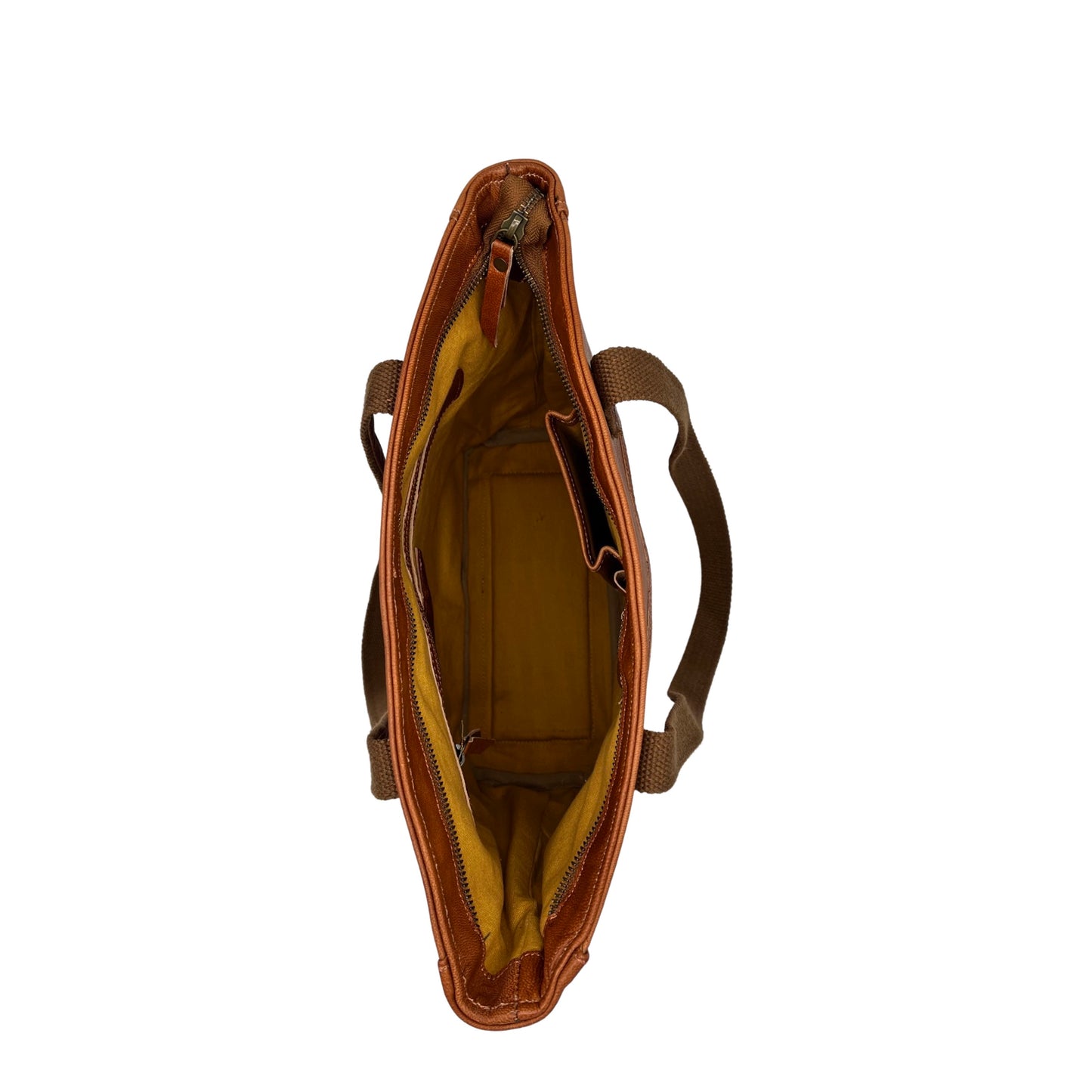 INDIRA genuine goat leather shopping bag