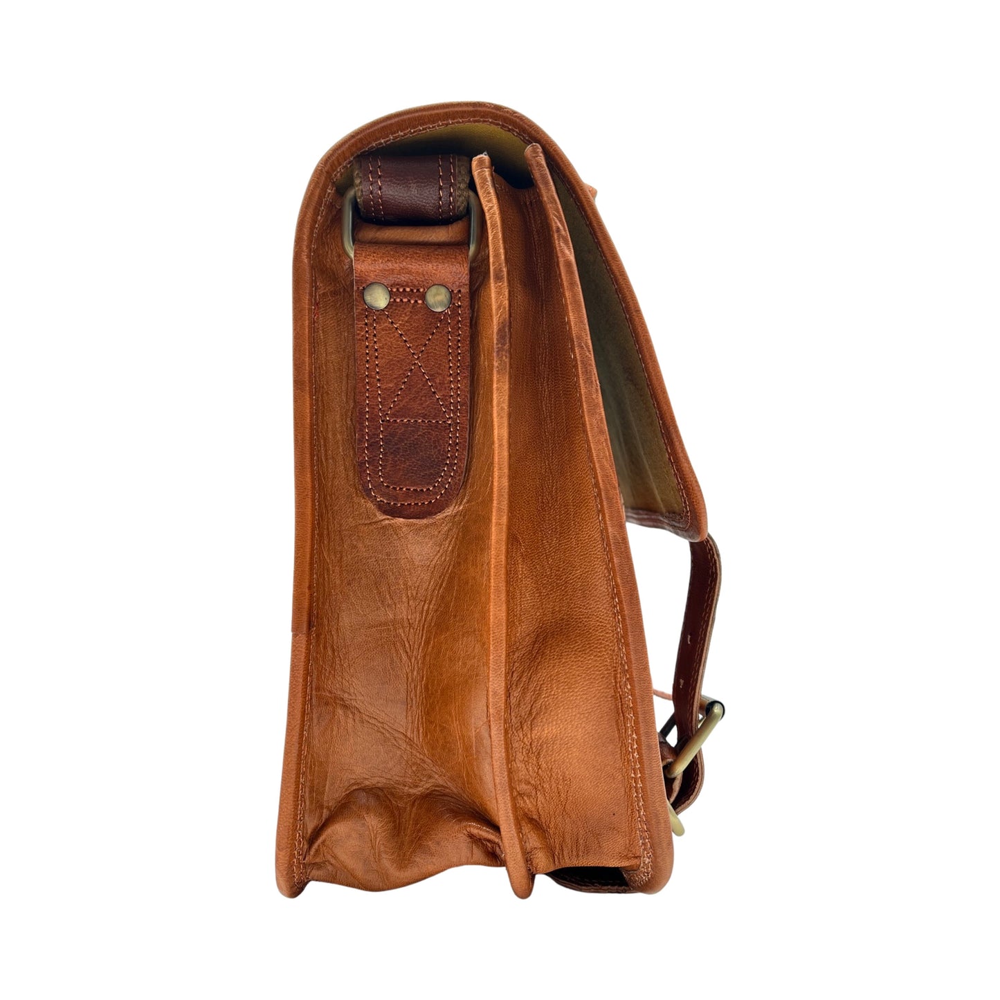 Cartable en cuir de chèvre véritable MAHIMA