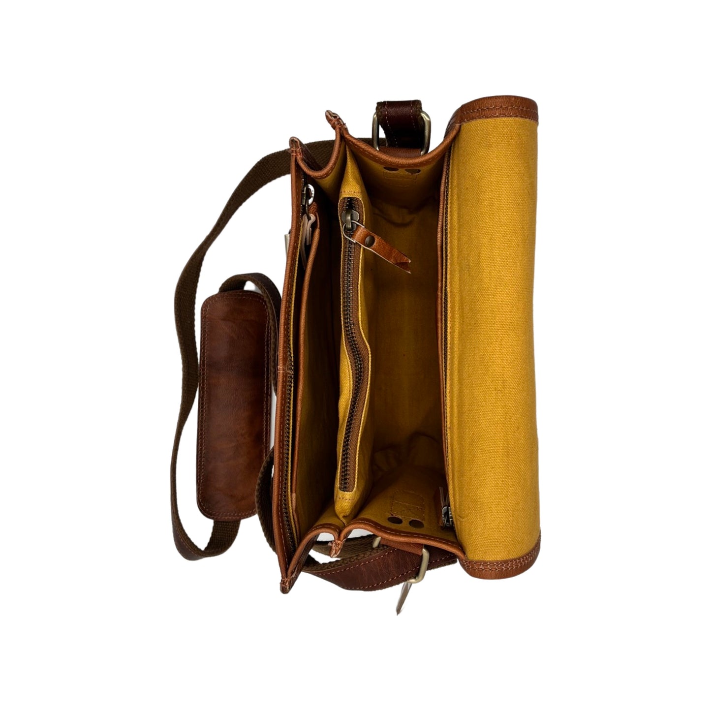 Cartable en cuir de chèvre véritable 26 cm MAHI