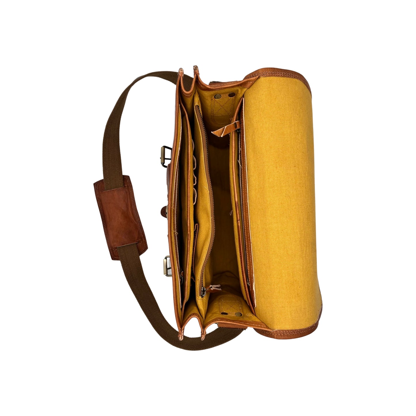 Cartable en cuir de chèvre véritable MAHIMA