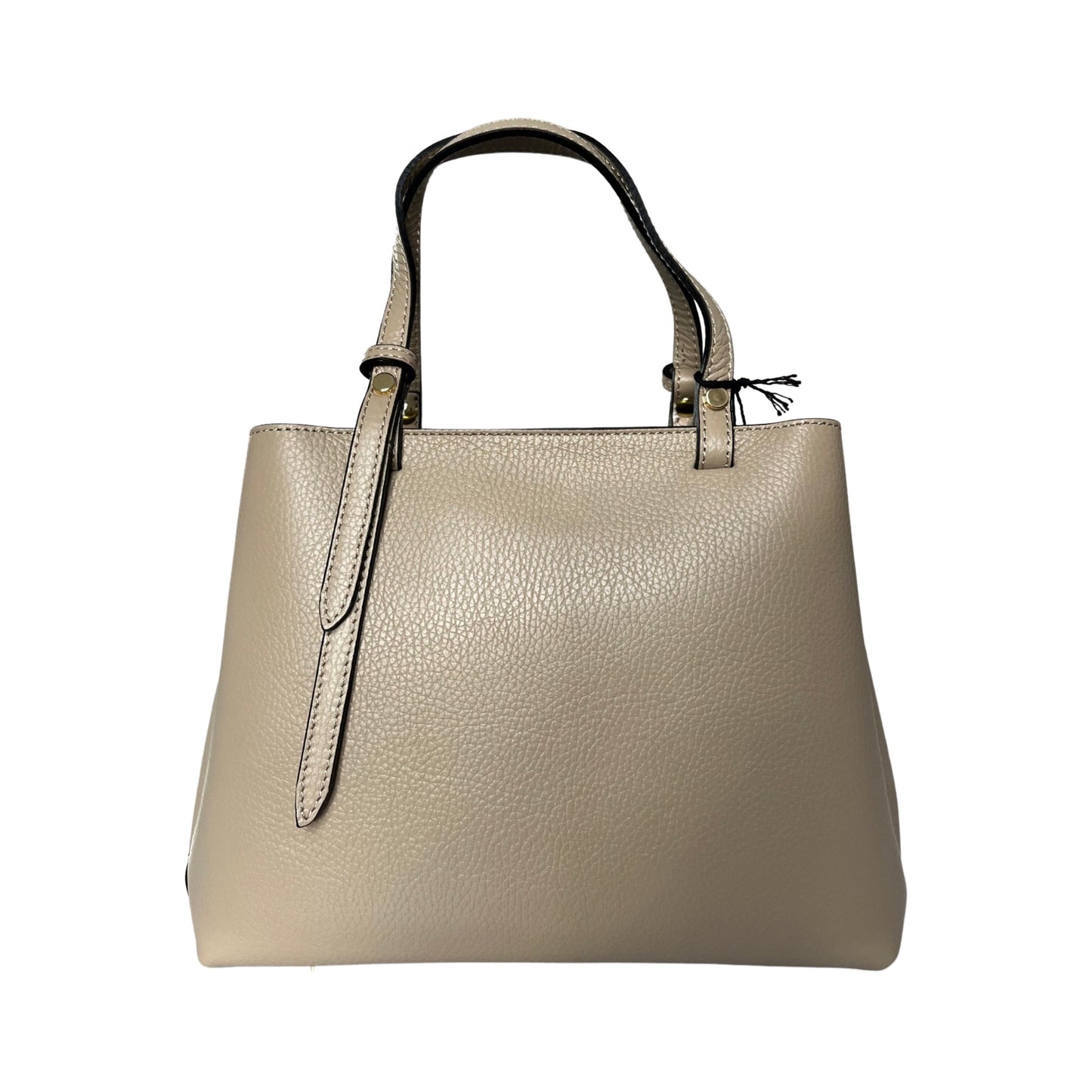 BEIGE HANDTASCHE AUS CHIARA-SAMENLEDER