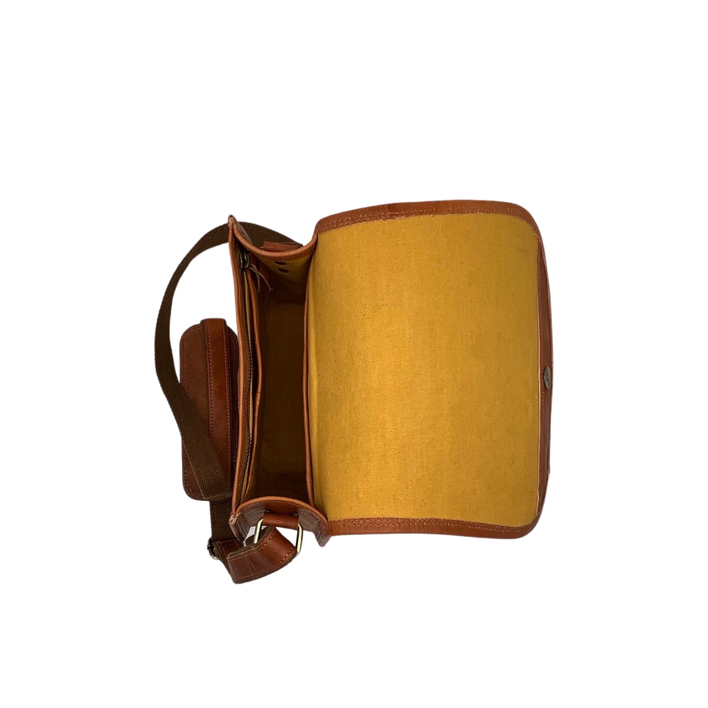 Sac bandoulière en cuir de chèvre véritable GANGA