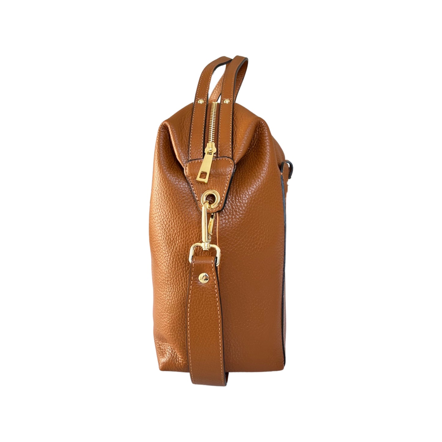 SARA KAMEL-HANDTASCHE AUS genarbtem Leder