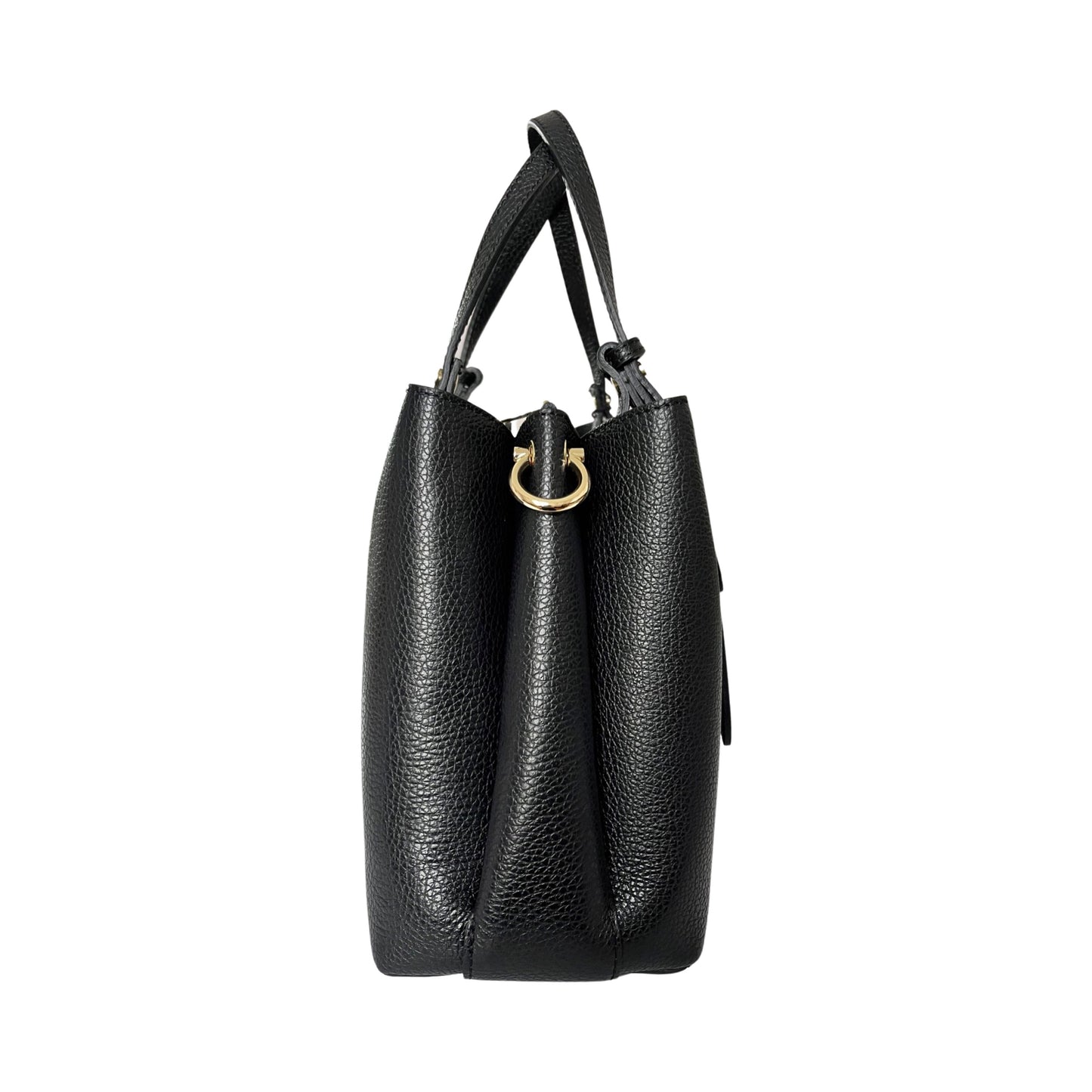 SCHWARZE HANDTASCHE AUS CHIARA-SAMENLEDER