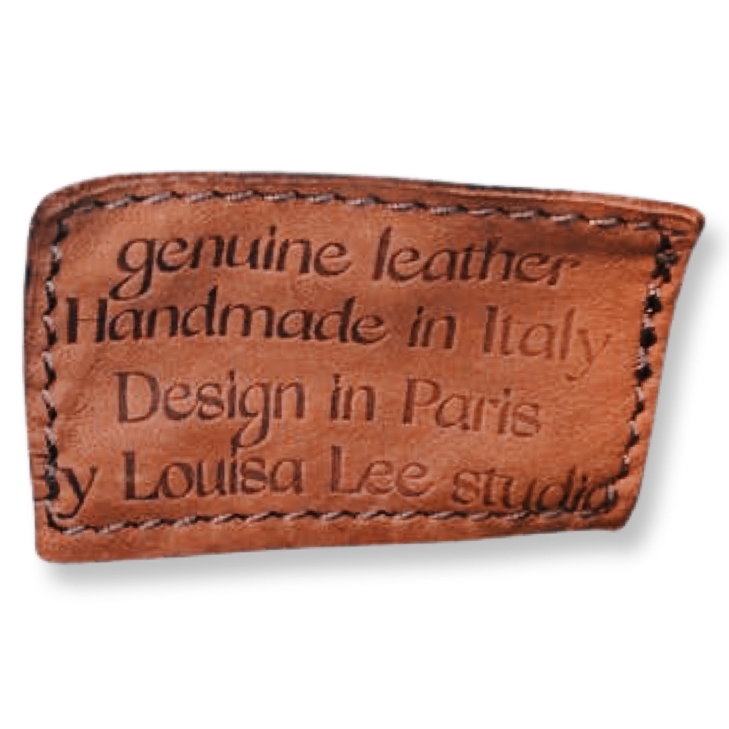 PAOLA CAMEL WASHED LEATHER BAG