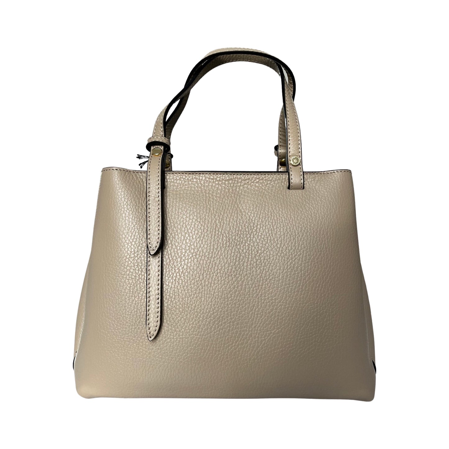 BEIGE HANDTASCHE AUS CHIARA-SAMENLEDER