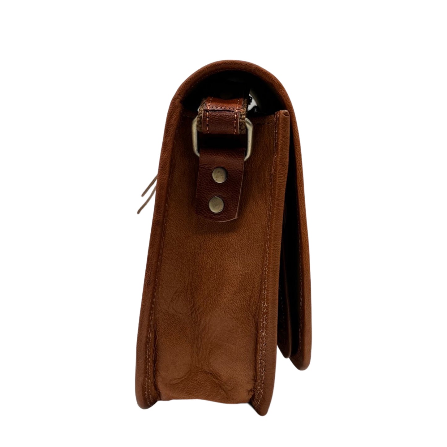 Sac bandoulière en cuir de chèvre véritable GANGA