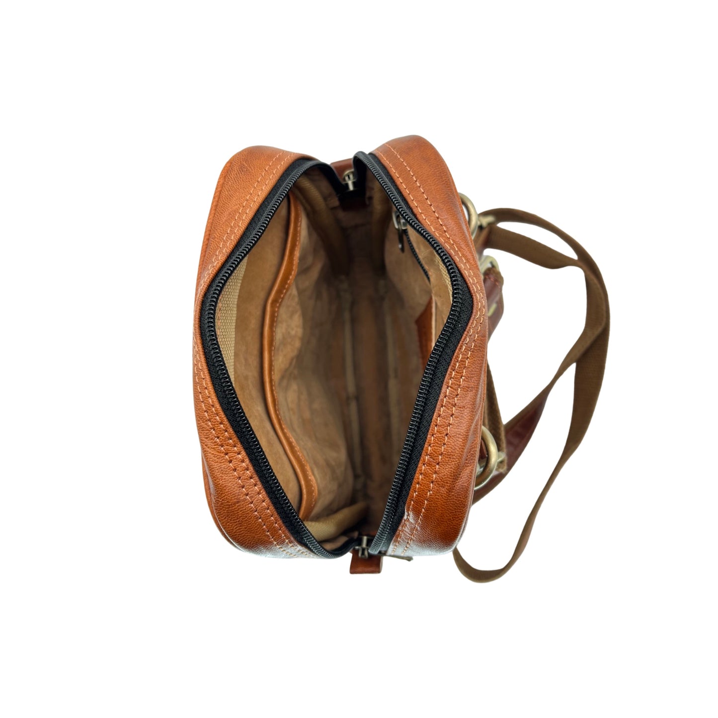 RIYA genuine goatskin leather satchel