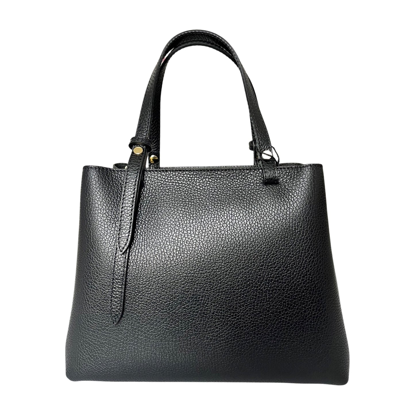 SCHWARZE HANDTASCHE AUS CHIARA-SAMENLEDER