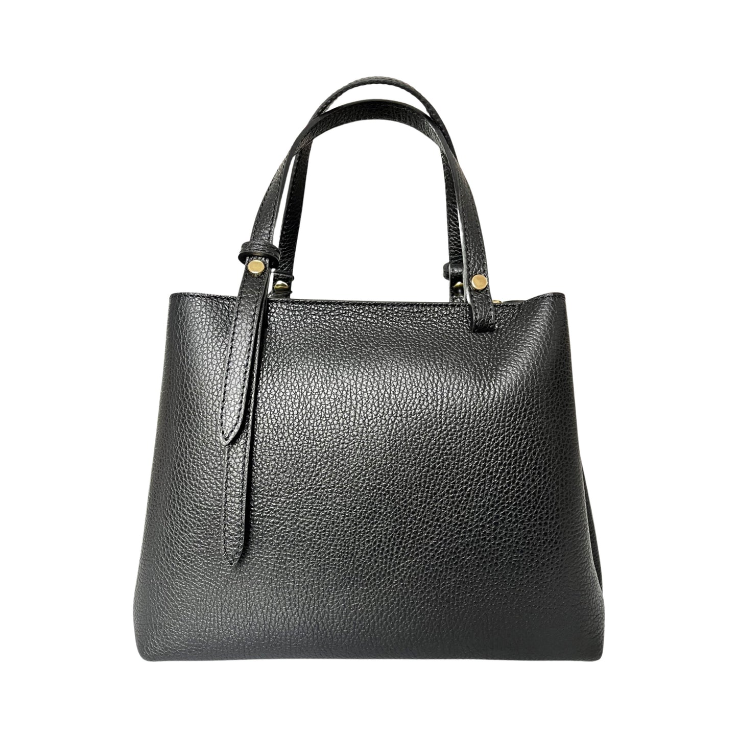 SCHWARZE HANDTASCHE AUS CHIARA-SAMENLEDER