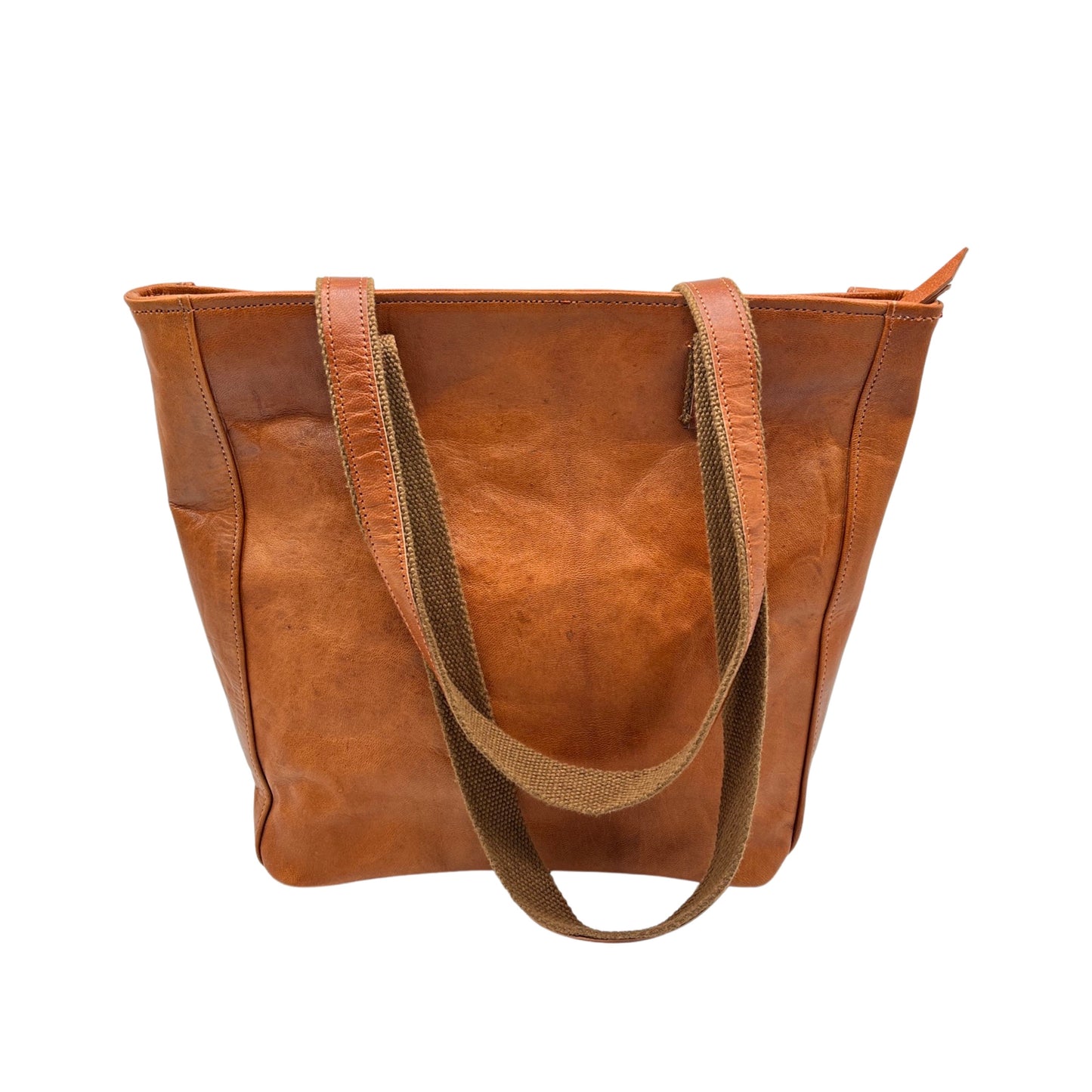 INDIRA genuine goat leather shopping bag