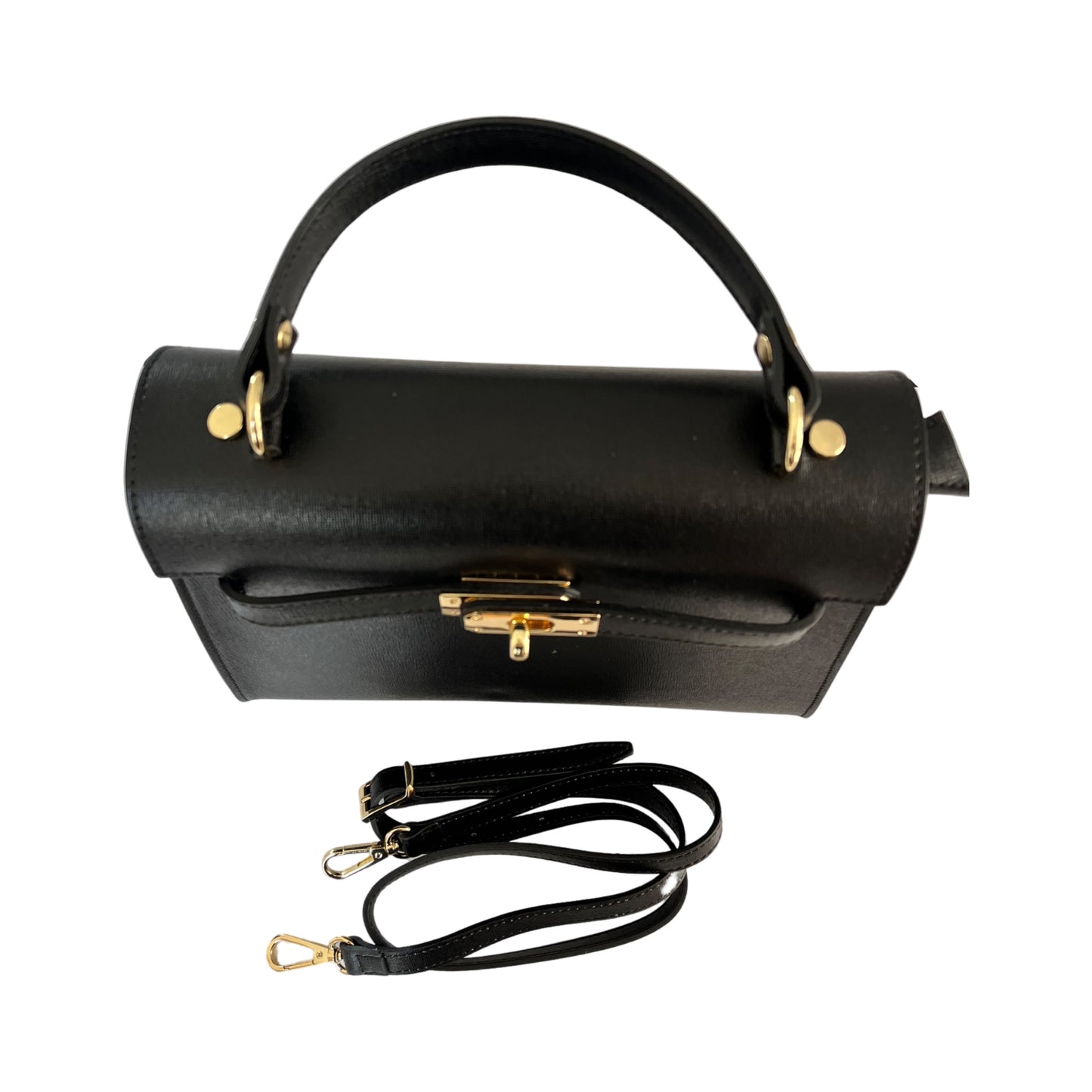Leather handbag ELENA