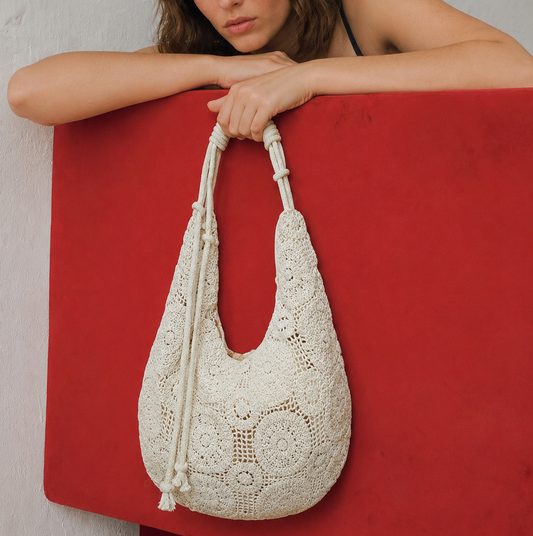 Sac épaule en crochet Nina