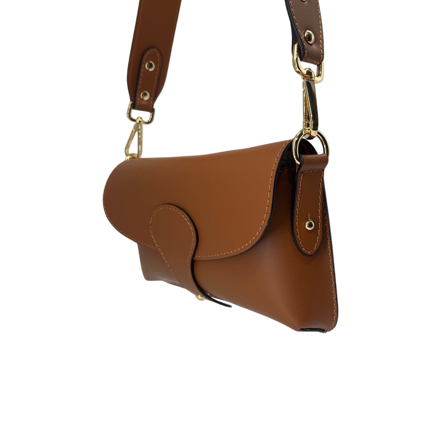 SAC BANDOULIERE CUIR LISSE LOU