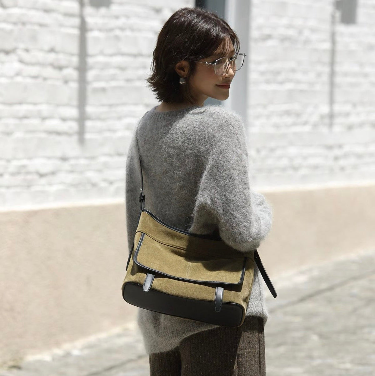 Sac en Cuir Suède Alma