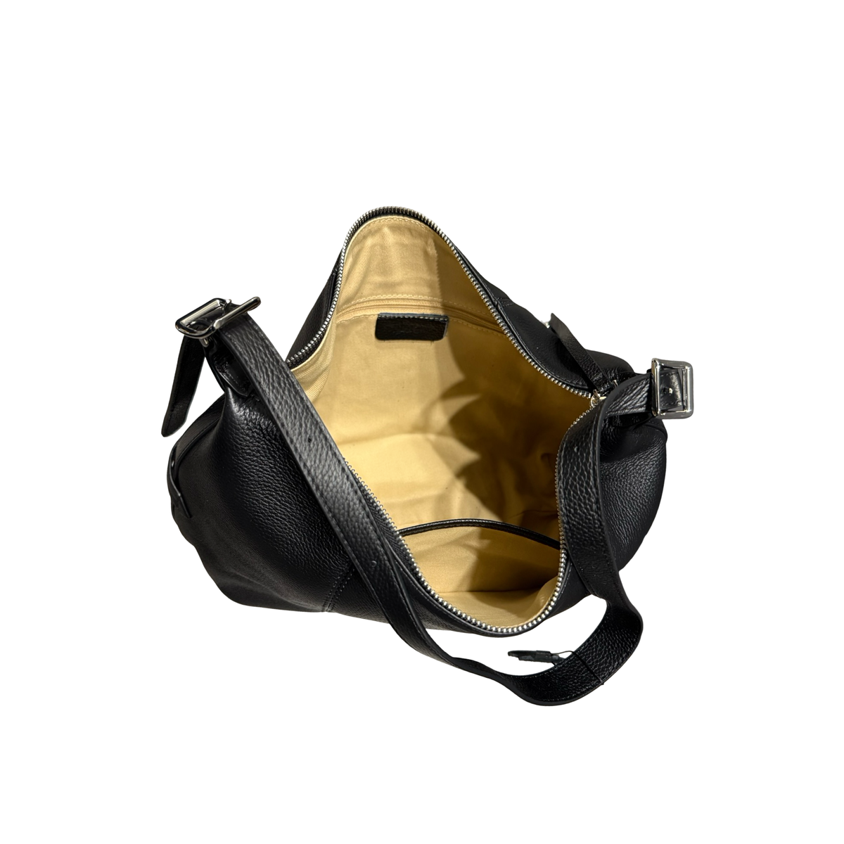 Sac Porté Épaule en Cuir Grainé Victoire