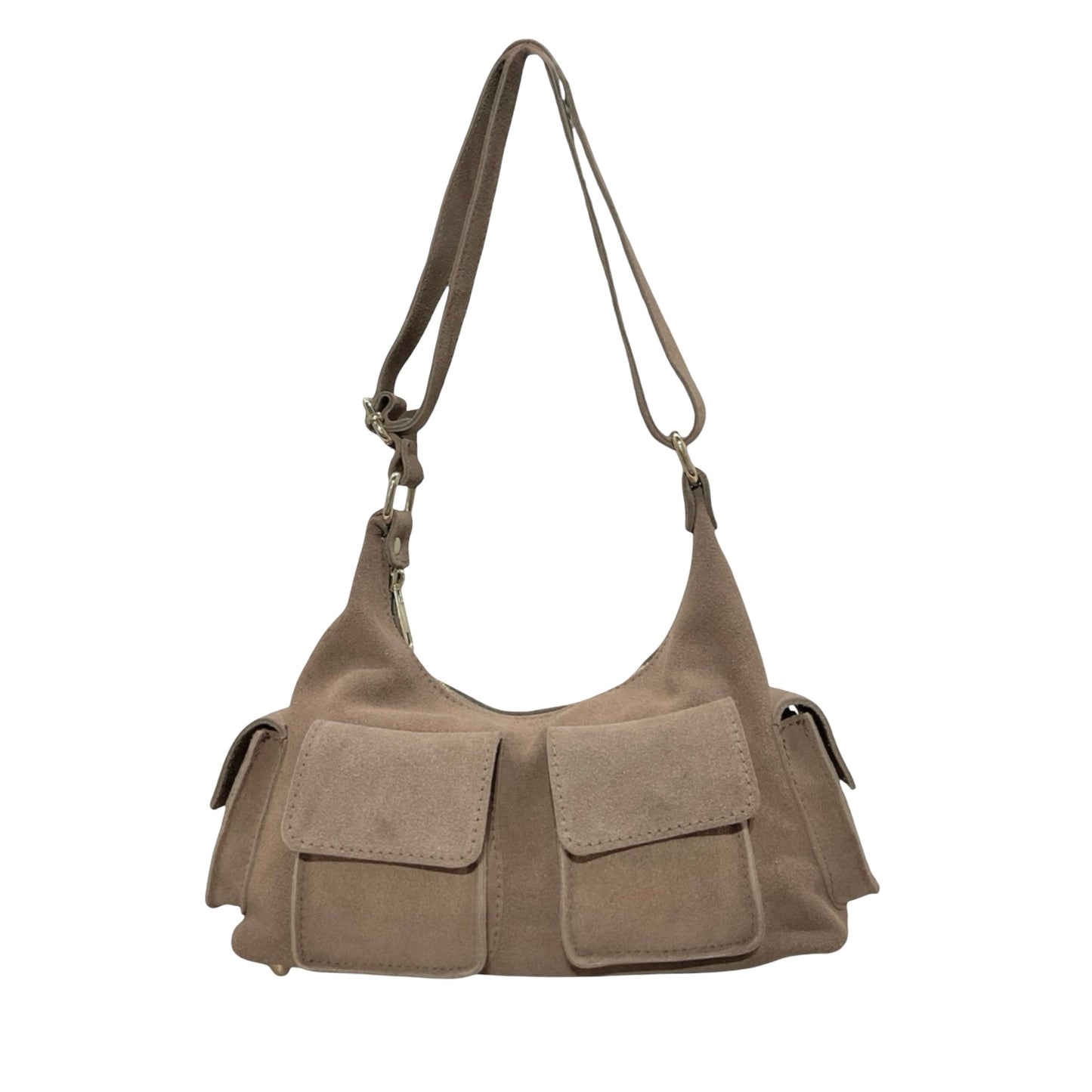 Sac Multipoches Dollar Cuir Suède