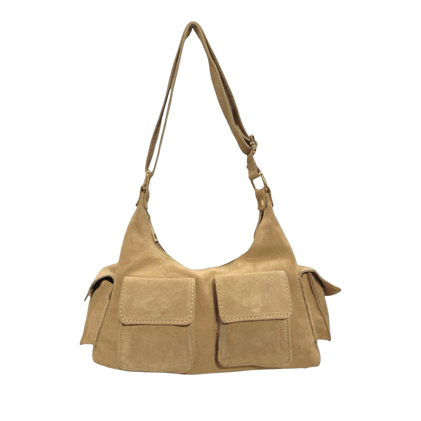 Sac Multipoches Dollar Cuir Suède