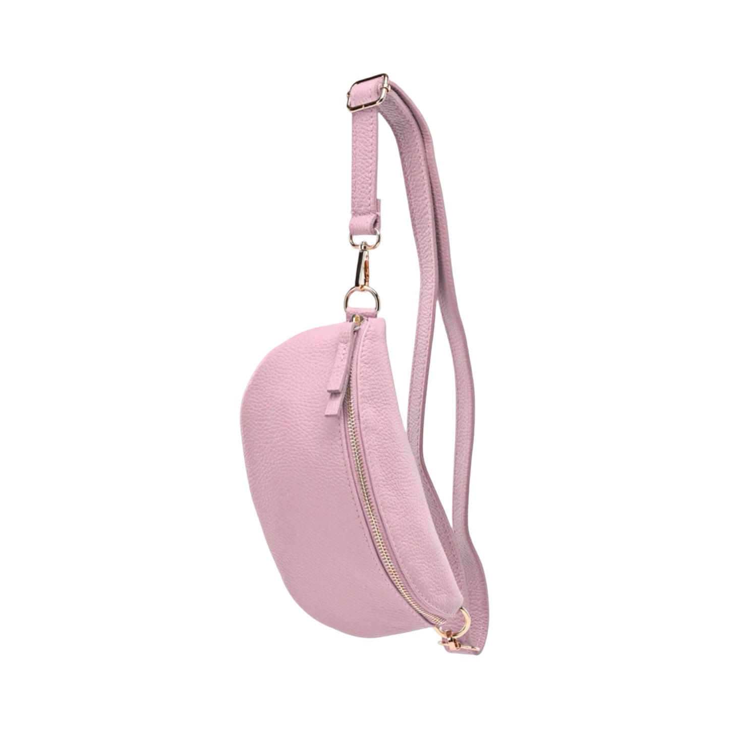 Sac Banane en Cuir Grainé 22cm