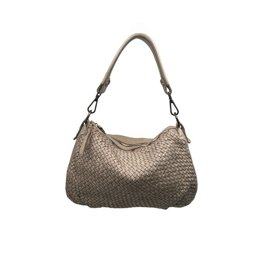 SAC EPAULE CUIR WASHED VINTAGE TERESA